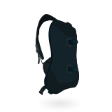 With bag