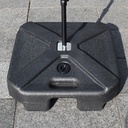 Waterbase Deluxe with adapter for aluminium poles