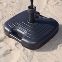 Parasolvoet antraciet voor beachflag aluminium