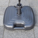 Parasolvoet antraciet voor beachflag fiberglass (niet-kogelgelagerd)