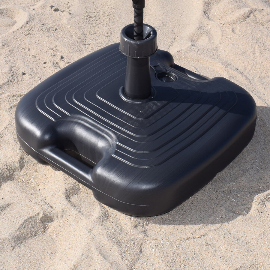 Parasolvoet antraciet voor beachflag fiberglass (niet-kogelgelagerd)