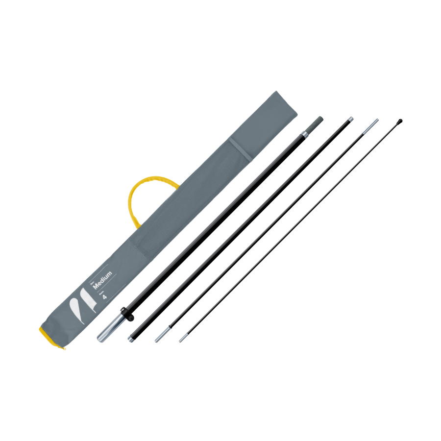 Beachflag stok fiberglass - medium (nieuw)