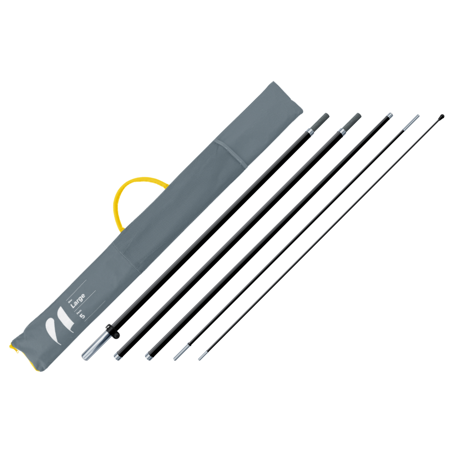 Beachflag stok fiberglass - large (nieuw)