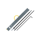 Beachflag pole fiberglass square - small