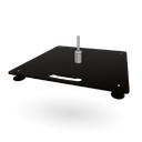 (OUD) Zware grondplaat voor beachflag fiberglass