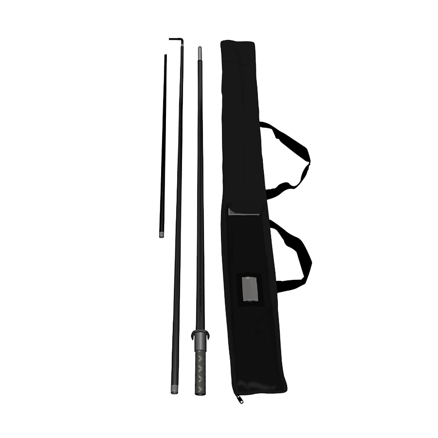 (OUD) Beachflag stok square fiberglass - small