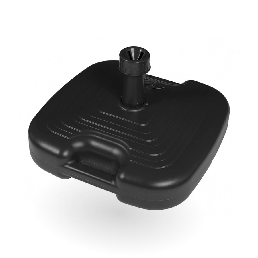(OUD) Parasolvoet antraciet + plug voor beachflag fiberglass