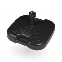 Umbrella base with adapter plug (graphite color) - Fiberglass