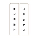 Tesla beachflag set - Wit (afsturen)